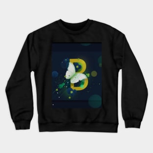 B for Butterfly Crewneck Sweatshirt